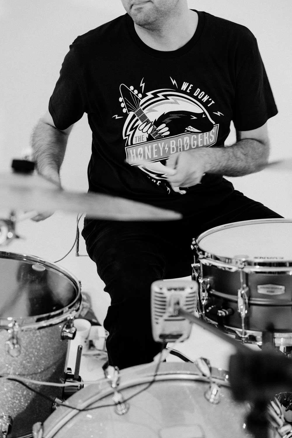 The Honey Badgers Drummer Sebastian Fernandez